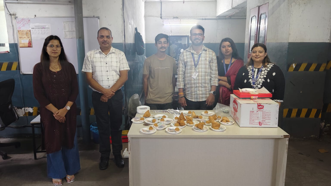 Snacks Distribution Drive Gurgaon