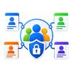 Large numbers of people access