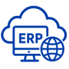 ERP hosted on cloud and accessible anywhere in the world