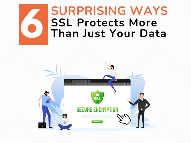 SSL protects